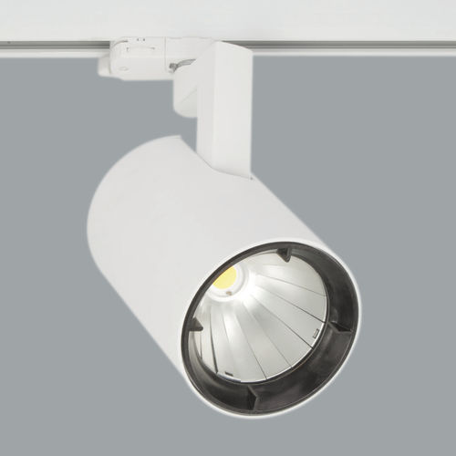 Faretti a binario LED - RAY BRIDGESPOT / I01.MLT.18160 - Avolux - tondo / in ghisa di alluminio / in vetro