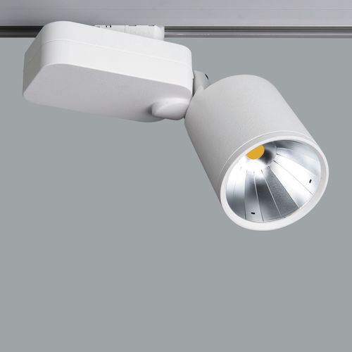 Faretti a binario LED - MINI LALE BRIDGESPOT / I01.MLT.31855 - Avolux - tondo / in ghisa di alluminio / in vetro