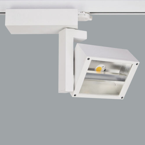 Faretti a binario LED - PURELITE BRIDGESPOT / I01.MLT.40238 - Avolux - rettangolare / in ghisa di alluminio / in vetro
