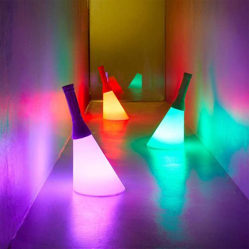 Lampada portatile - FLASH - Qeeboo - in polietilene / contemporanea / a batteria ricaricabile