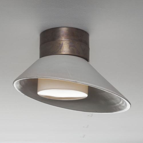 Plafoniera contemporanea - CHAPEAU! - TOSCOT - rotonda / in vetro soffiato / in alluminio