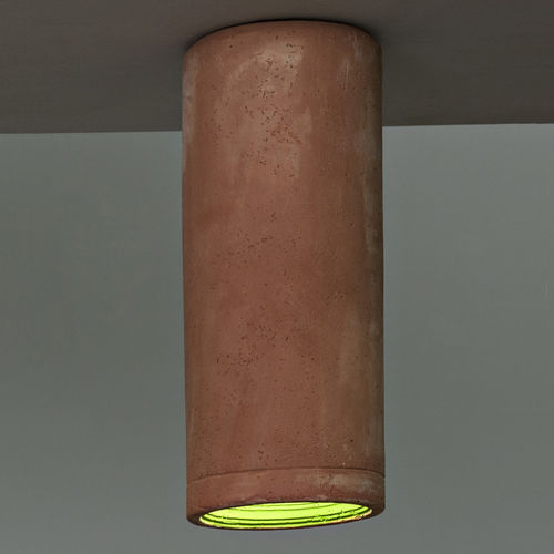 Plafoniera contemporanea - CARSO - TOSCOT - rotonda / in terracotta / LED