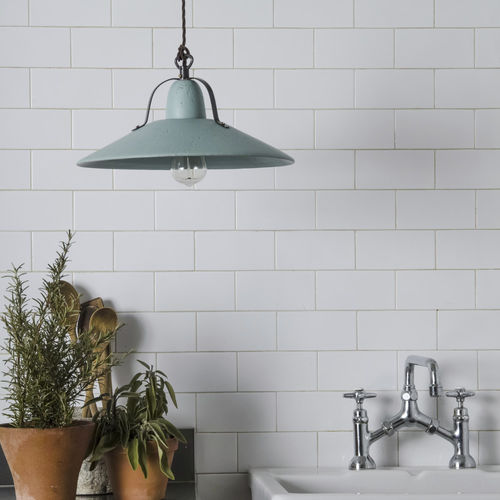 Lampada a sospensione - ASIAGO - TOSCOT - in metallo / in ceramica / design industriale
