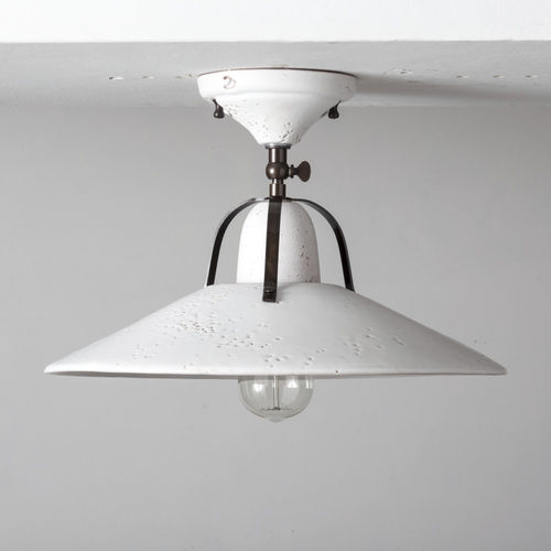 Plafoniera in stile industriale - ASIAGO - TOSCOT - conica / in metallo / in ceramica