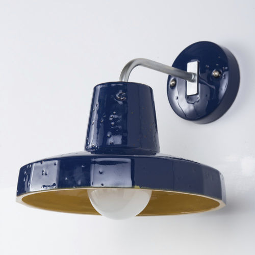 Applique contemporanea - ROSSI - TOSCOT - da interno / in ottone / in ceramica