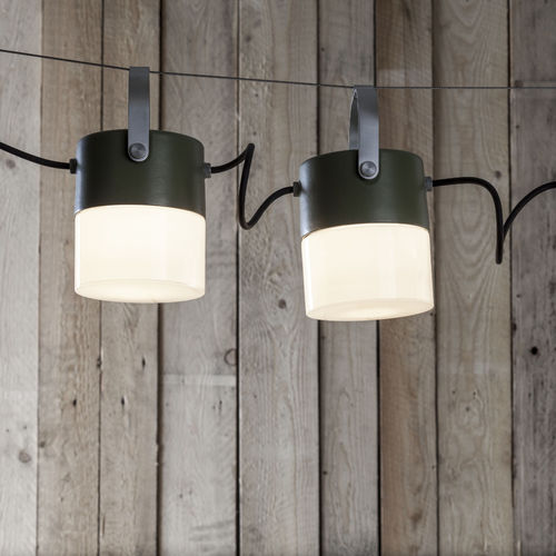 Illuminazione su cavi LED - SWING  - TOSCOT - rotonda / in alluminio / in vetro soffiato