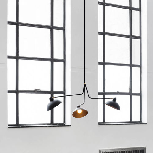 Lampada a sospensione - TRIPLE - Lambert et Fils - in alluminio / in acciaio con rivestimento a polvere / in vetro
