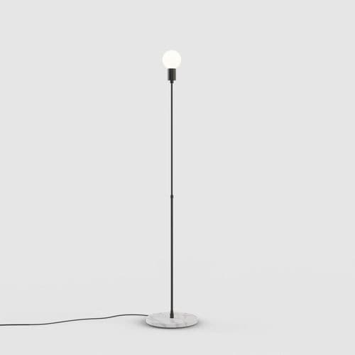 Lampada da terra - LUNA - Lambert et Fils - in ottone / in vetro / in marmo