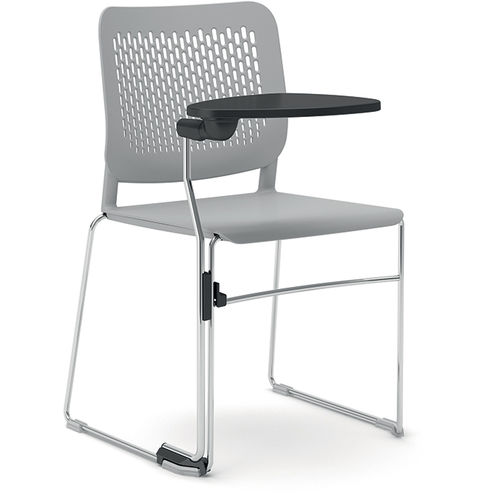 Sedia da ufficio contemporanea - LINEA MALIKA: KIT 186 MALIKA/F - Brado S.P.A. - in plastica / con tavoletta / contract