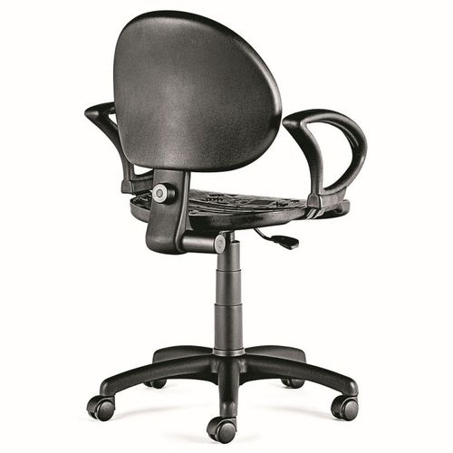 Poltrona da ufficio contemporanea - LINEA BIRO - Brado S.P.A. - in tessuto / contract / con rotelle