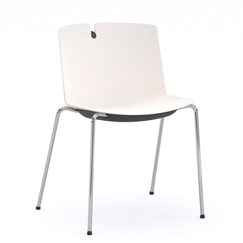 Sedia visitatore contemporanea - LINEA MORK - Brado S.P.A. - da interno / in legno / contract