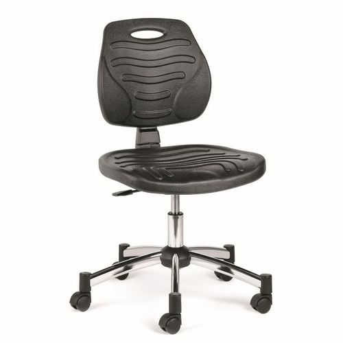 Sedia da ufficio contemporanea - LINEA SOFTY - Brado S.P.A. - in poliuretano / con rotelle / contract