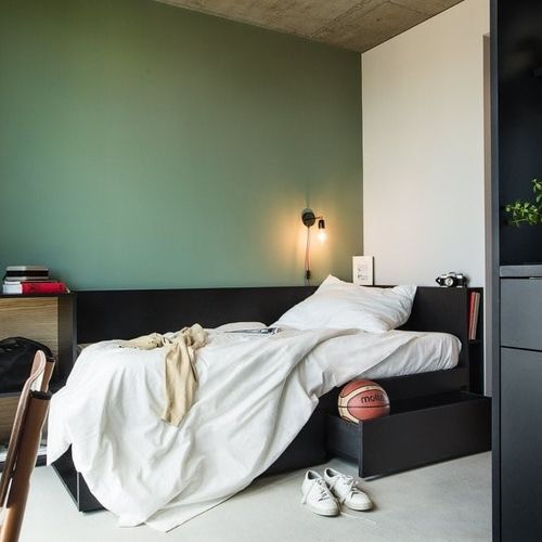Letto singolo - GONZAGA-PRO D.O.O. - contemporaneo / a cassetti / in melaminico