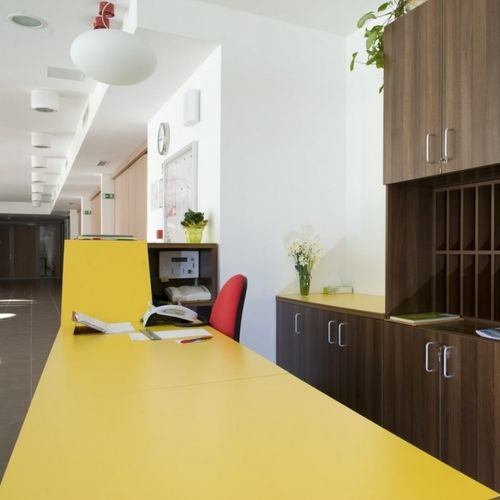 Banco reception in melaminico - GONZAGA-PRO D.O.O. - per residenza sanitaria assistenziale / per uso residenziale