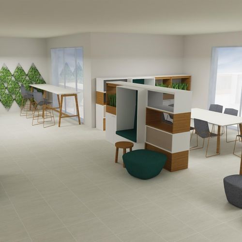 Scrivania da terra - FEEL - GONZAGA-PRO D.O.O. - a 1 posto / contemporanea / in rovere