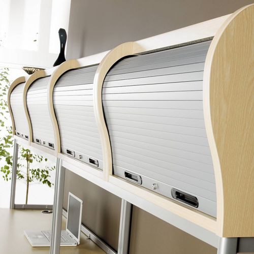 Armadio classificatore basso - Hawk Furniture Ltd. - da parete / in legno / a serranda