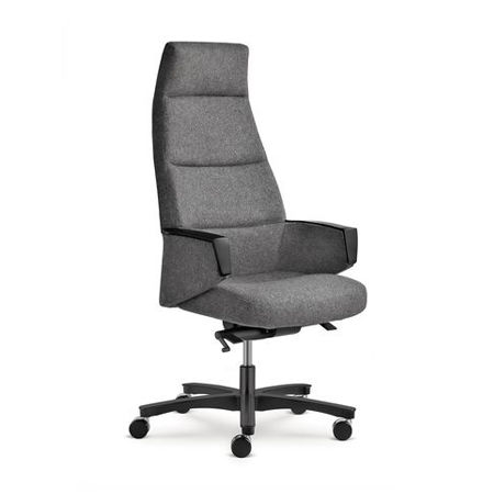 Poltrona direzionale contemporaneo - CHARM  - LD Seating s.r.o. - in tessuto / in poliuretano / in alluminio