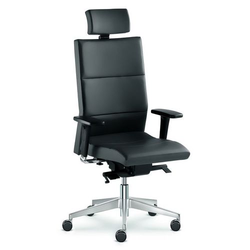 Poltrona direzionale contemporaneo - LASER  - LD Seating s.r.o. - in nylon / con poggiatesta / ad altezza regolabile
