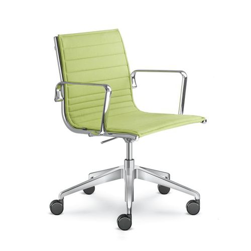 Sedia da ufficio contemporanea - FLY  - LD Seating s.r.o. - da interno / in tessuto / con supporto in alluminio