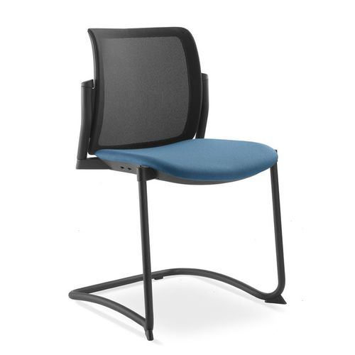 Sedia da conferenza contemporanea - SWING - LD Seating s.r.o. - da interno / in rete / con supporto in acciaio verniciato a polvere