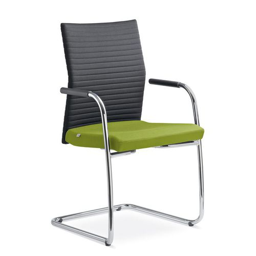 Sedia da conferenza contemporanea - ELEMENT - LD Seating s.r.o. - da interno / in tessuto / con supporto in acciaio