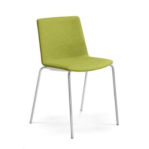 Sedia da conferenza contemporanea - SKY FRESH  - LD Seating s.r.o. - da interno / in tessuto / con supporto in acciaio cromato
