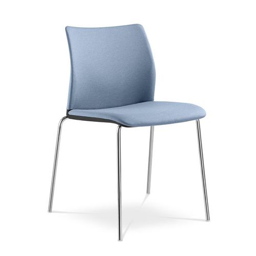 Sedia da conferenza contemporanea - TREND  - LD Seating s.r.o. - da interno / in tessuto / con supporto in acciaio cromato