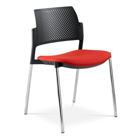 Sedia da conferenza contemporanea - DREAM + - LD Seating s.r.o. - da interno / in tessuto / in plastica