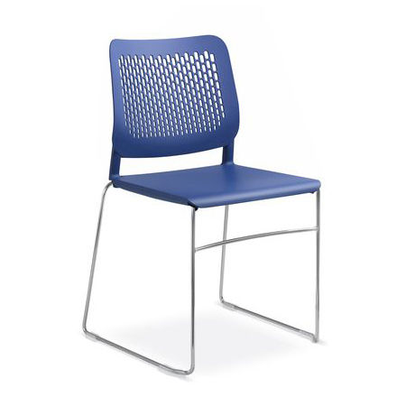 Sedia da conferenza contemporanea - TIME  - LD Seating s.r.o. - da interno / in filo metallico / in plastica