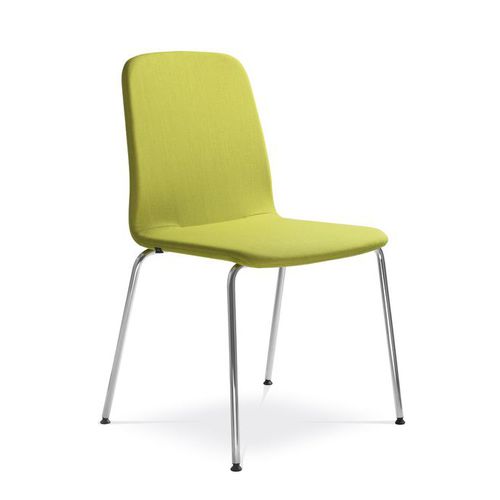 Sedia da conferenza contemporanea - SUNRISE  - LD Seating s.r.o. - da interno / in tessuto / con supporto in acciaio cromato