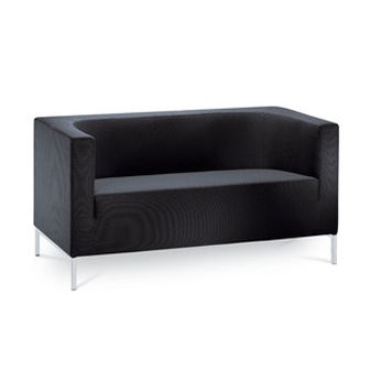 Divano contemporaneo - KUBIK/2 - LD Seating s.r.o. - nero / 2 posti