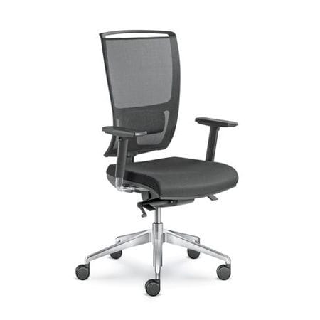 Sedia da ufficio contemporanea - LYRA NET - LD Seating s.r.o. - da interno / in rete / con supporto in nylon