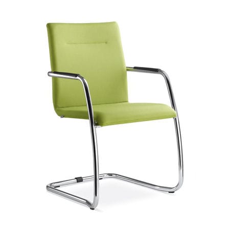 Sedia da conferenza contemporanea - STREAM - LD Seating s.r.o. - da interno / in tessuto / con supporto in acciaio