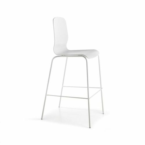 Sedia alta contemporanea - Glamour  - PF Stile Srl - da interno / in tecnopolimero / con supporto in acciaio