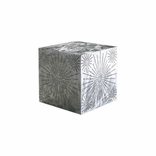 Sgabello contemporaneo - Balù  - PF Stile Srl - in acciaio / con supporto in acciaio / quadrato