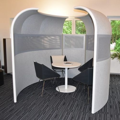 Isola di privacy per ufficio acustica - IGLU - PREFORM GmbH - per riunioni / modulare / in tessuto