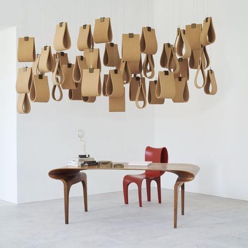 Pannello decorativo in sughero - DROP - PREFORM GmbH - da parete / per soffitto / liscio