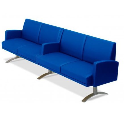 Seduta su barra in tessuto - UFO - Skipper Furniture AB - 4 posti / multiposto / da interno