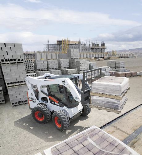 Forca per pallet regolabile - BOBCAT - per minipala caricatrice