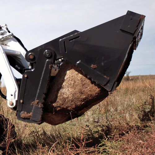 Benna combinata 4 in 1 - BOBCAT - prensile / per minipala caricatrice / per carrello telescopico
