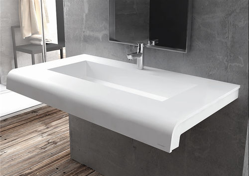 Lavabo da incasso - Y05 - mcbath - Moldcom Composites - in Solid Surface / rettangolare / contemporaneo