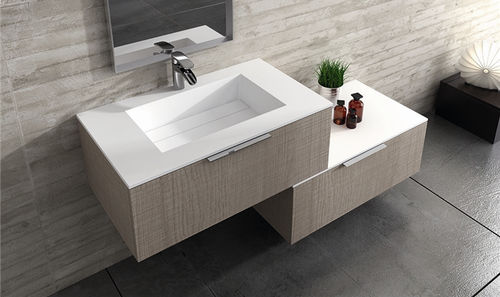 Piano lavabo in Solid Surface - R - mcbath - Moldcom Composites