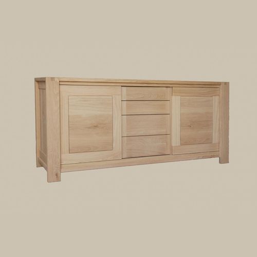 Credenza contemporanea - SAINBIOSE - DELORME MEUBLES - in rovere / in legno massiccio / in legno oliato
