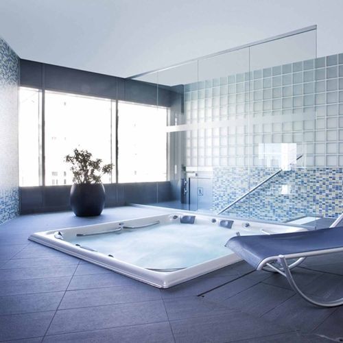 Spa da incasso - Master - USSPA, s.r.o. - quadrata / 6 posti / da esterno