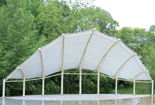 Membrana architettonica in PVC - WHITE'S ROAD PARK BANDSHELL - FabriTec Structures - per tensostruttura / per frangisole / ignifuga