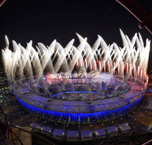 Membrana architettonica in polietilene - LONDON OLYMPIC STADIUM - FabriTec Structures - per tensostruttura / per facciate / per spazio pubblico