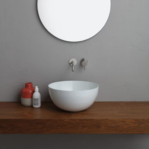 Lavabo da appoggio - 32180101 - Alice Ceramica - in ceramica / rotondo / contemporaneo