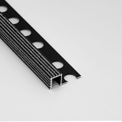 Profilo di finitura in alluminio - CORAL R12X12 - ALUMACER® - per piastrelle / a sezione rettangolare / argentato