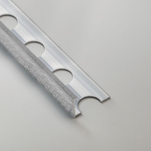 Profilo di finitura in alluminio - ORBITAL BRUSHED L12 - ALUMACER® - per angolo esterno / a L / argentato