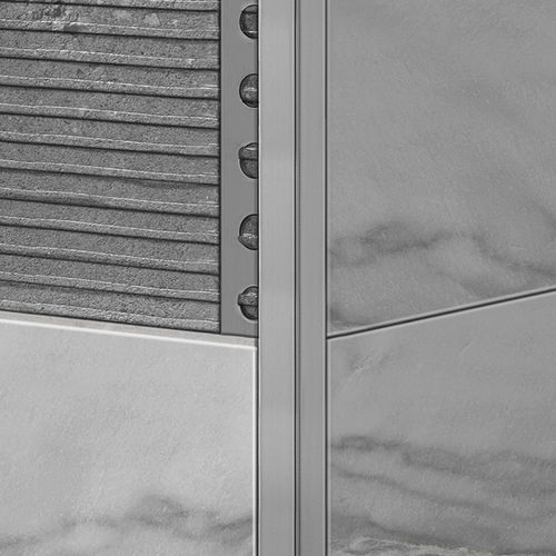 Profilo di finitura in alluminio - 14X14 - ALUMACER® - per piastrelle / per angolo esterno / per interni